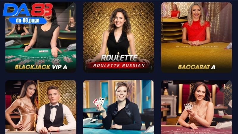 Điểm hấp dẫn thu hút hội viên đến với Live Casino DA88 