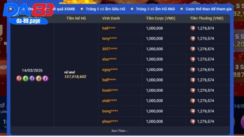 Hướng dẫn tham gia đua top thể thao thưởng 1 tỷ đồng tại DA88