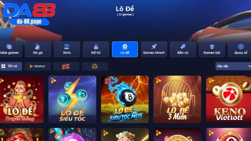 Khám phá sơ lược về game lô đề tại DA88 